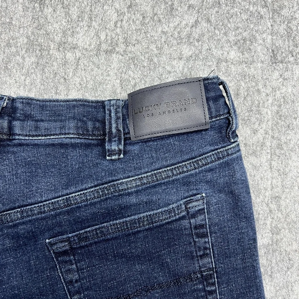Lucky Brand Jeans Mens 40x32 Athletic Denim Stretch Straight Pants Fit36x29 READ